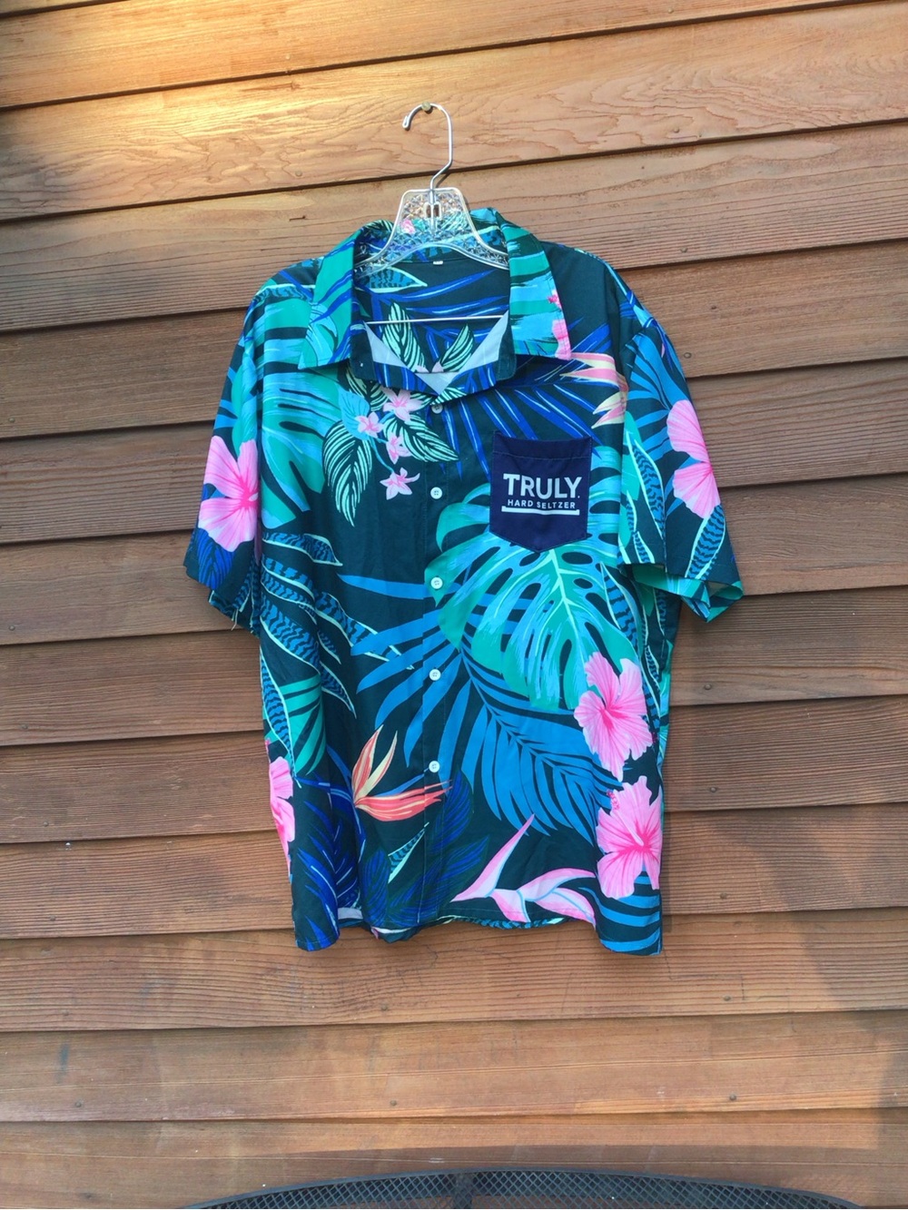 TRULY Tropical Floral Camp Shirt